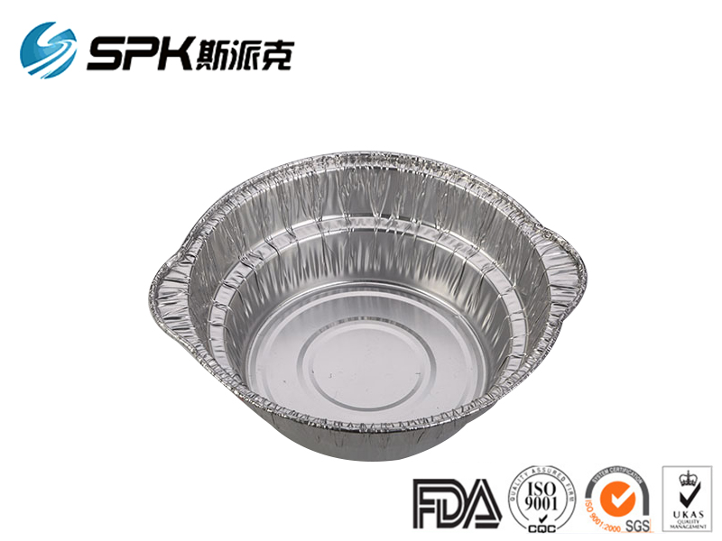 Disposable aluminum foil bowl 12011
